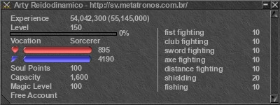 Signature for player Arty Reidodinamico