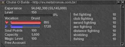 Signature for player Chutei O Balde