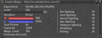 Signature for player Insane Magic