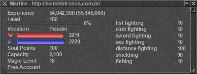 Signature for player Martire