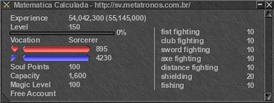 Signature for player Matematica Calculada