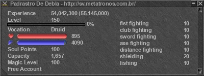 Signature for player Padrastro De Debla