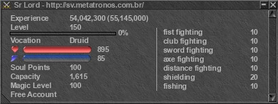 Signature for player Sr Lord